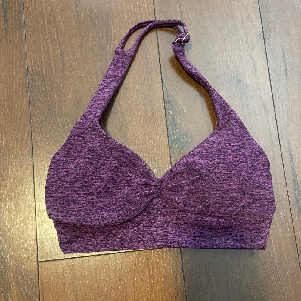 Bombshell Sportswear Purple Heather Sports Bra